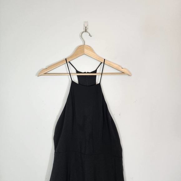 NWT NBD x Revolve Killin it Black Mini Dress with Open Back and Slit Size Medium - Picture 5 of 11